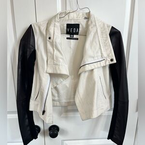 Black and White Jean Jacket